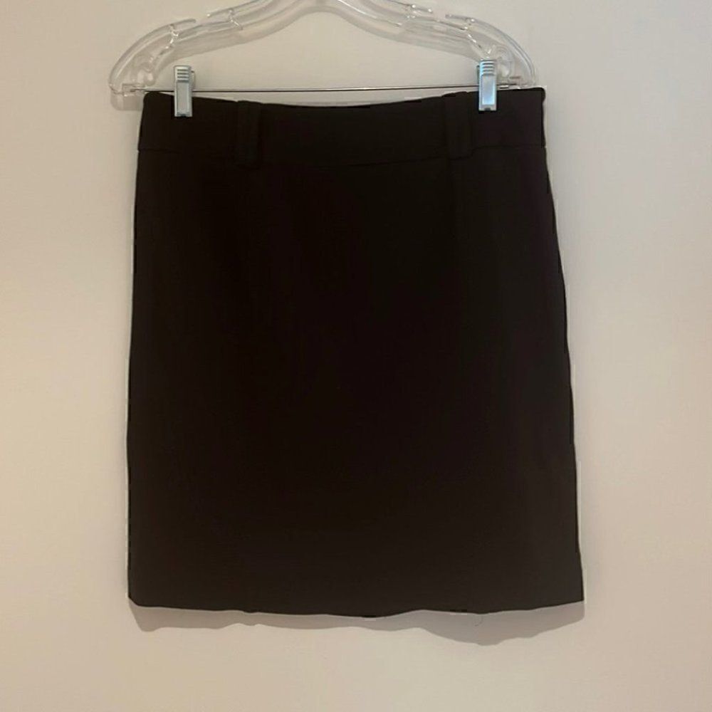 Kenneth Cole rayon black work skirt